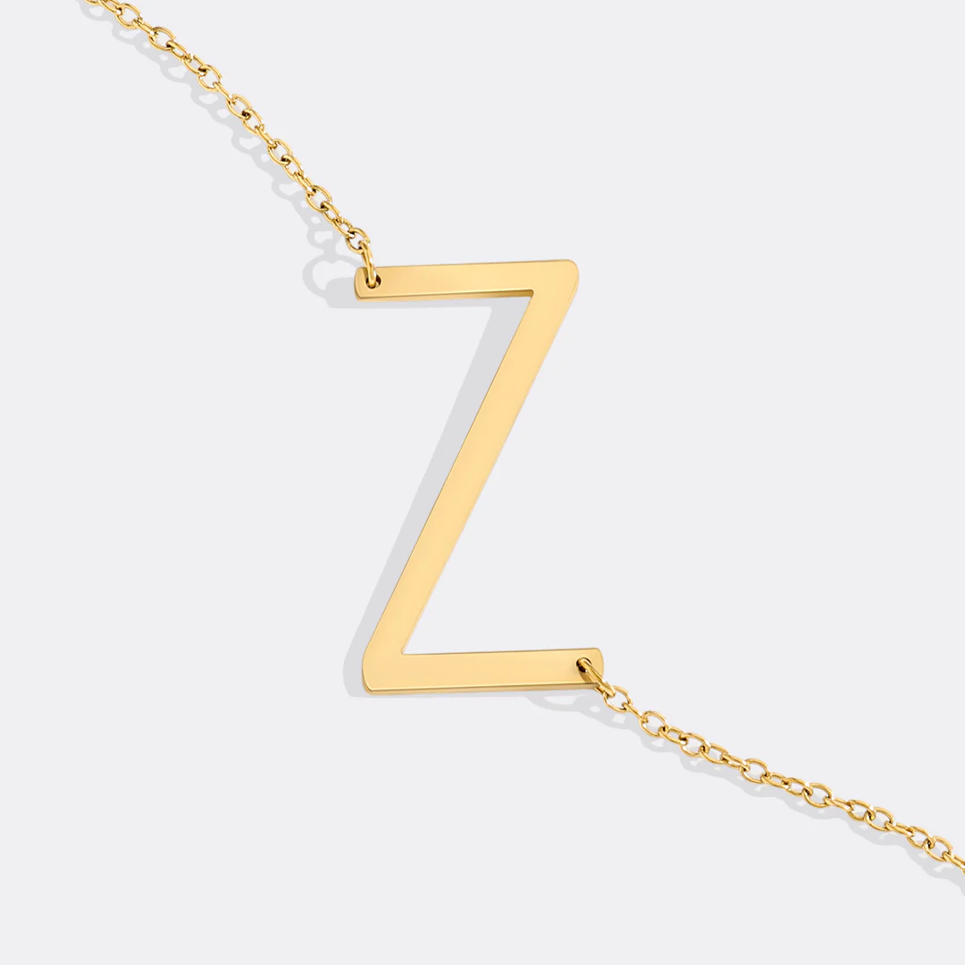 Statement Initial Necklace - Image 80