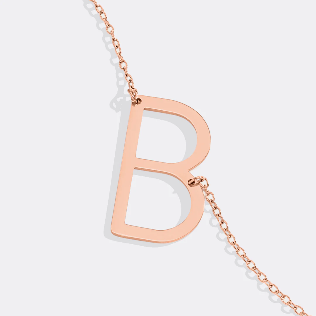 Statement Initial Necklace - Image 82