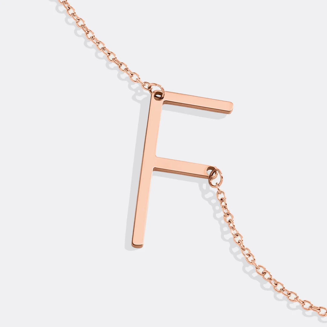 Statement Initial Necklace - Image 86