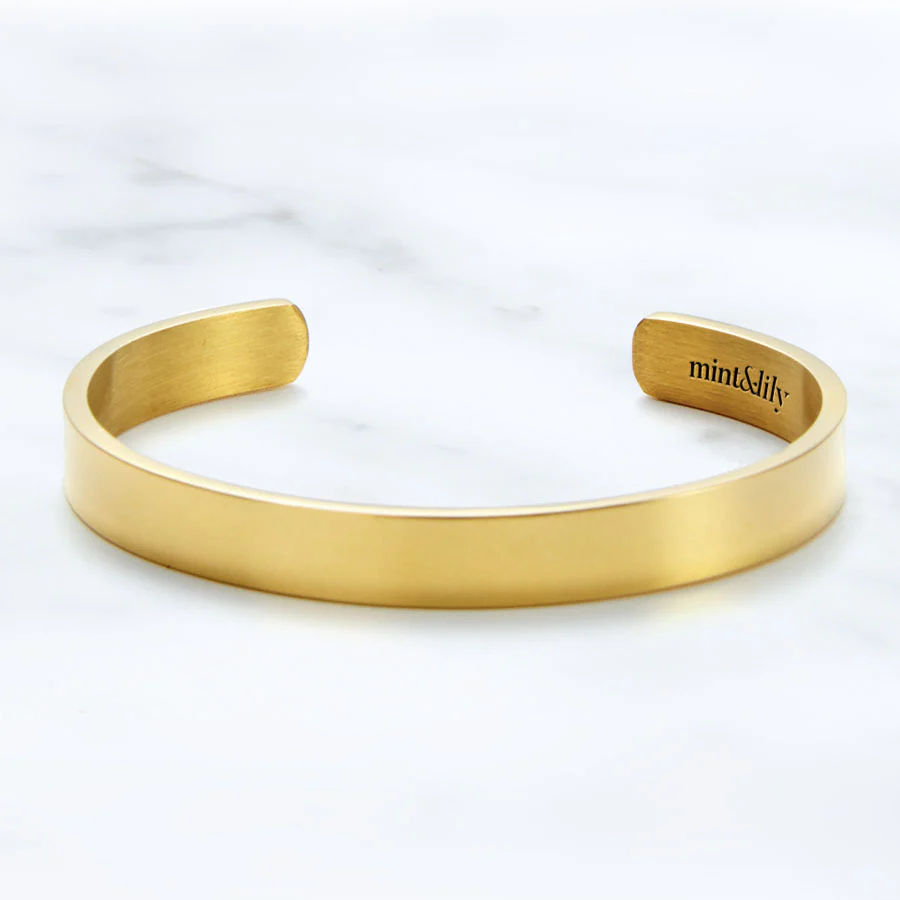Not Sisters By Blood But Sisters By Heart Cuff Bracelet - Image 7