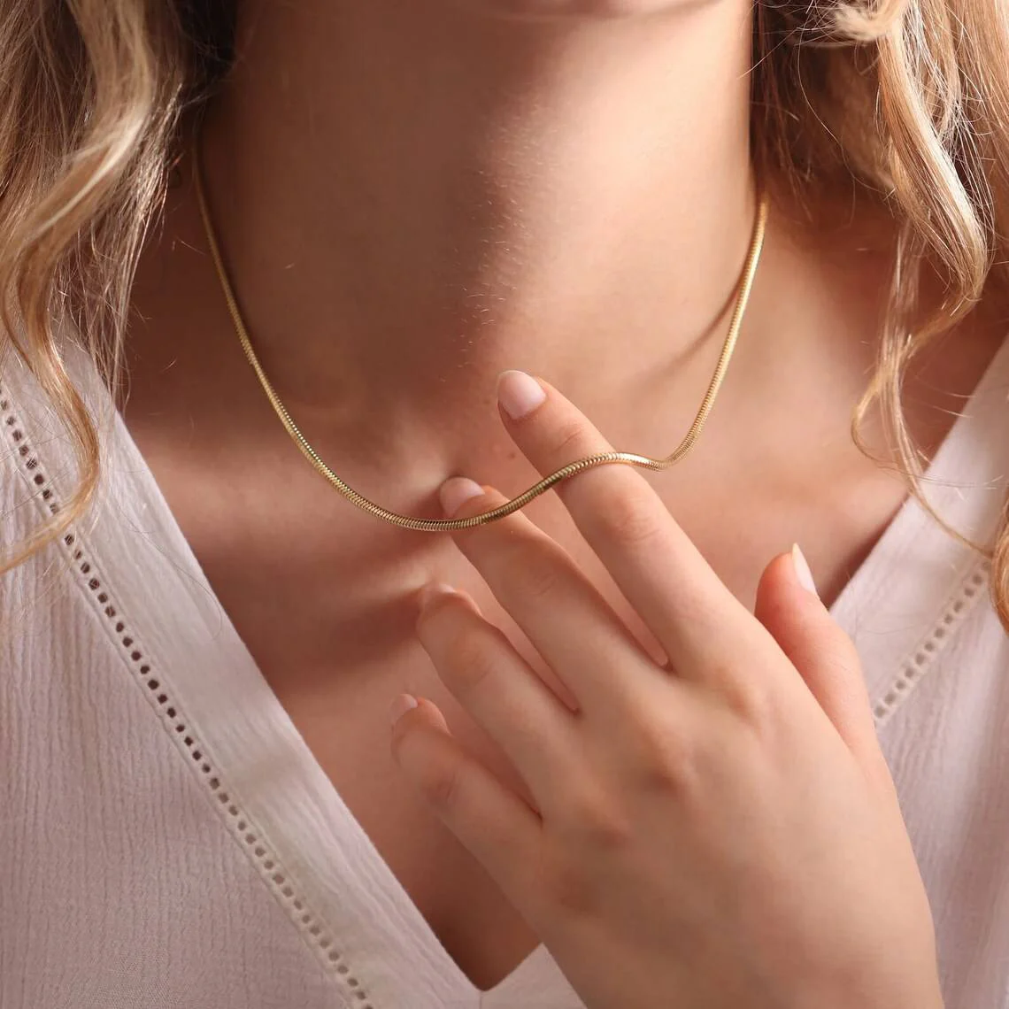Snake Chain Necklace - Image 3