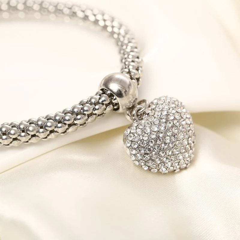 Solid Hearts Metal Bracelet - Image 13