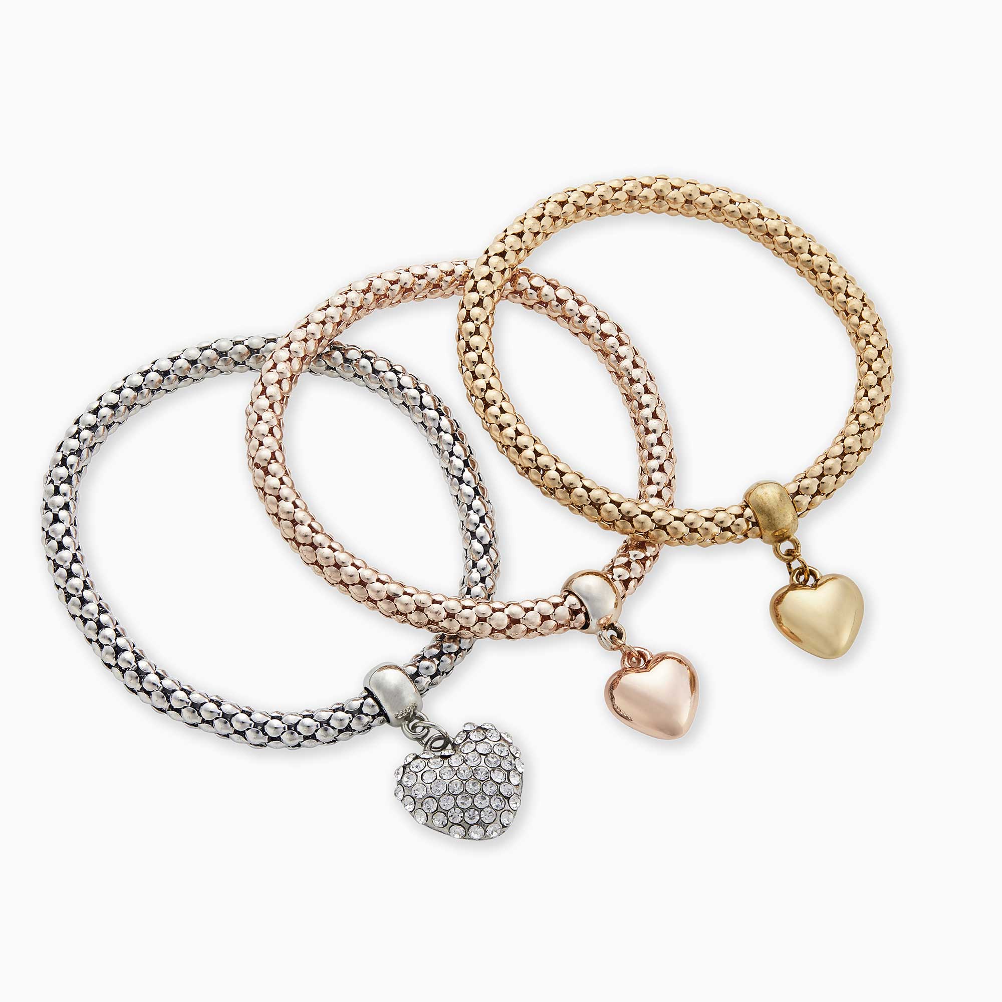 Solid Hearts Metal Bracelet - Image 17
