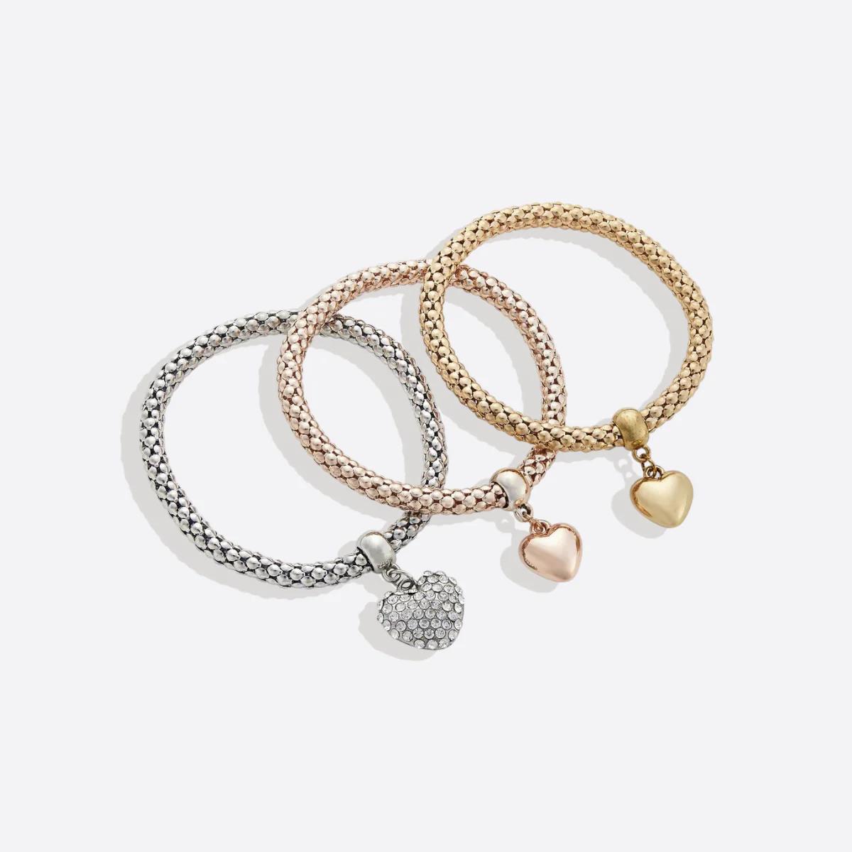 Solid Hearts Metal Bracelet - Image 21
