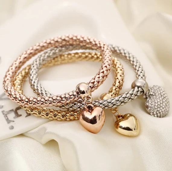 Solid Hearts Metal Bracelet - Image 8