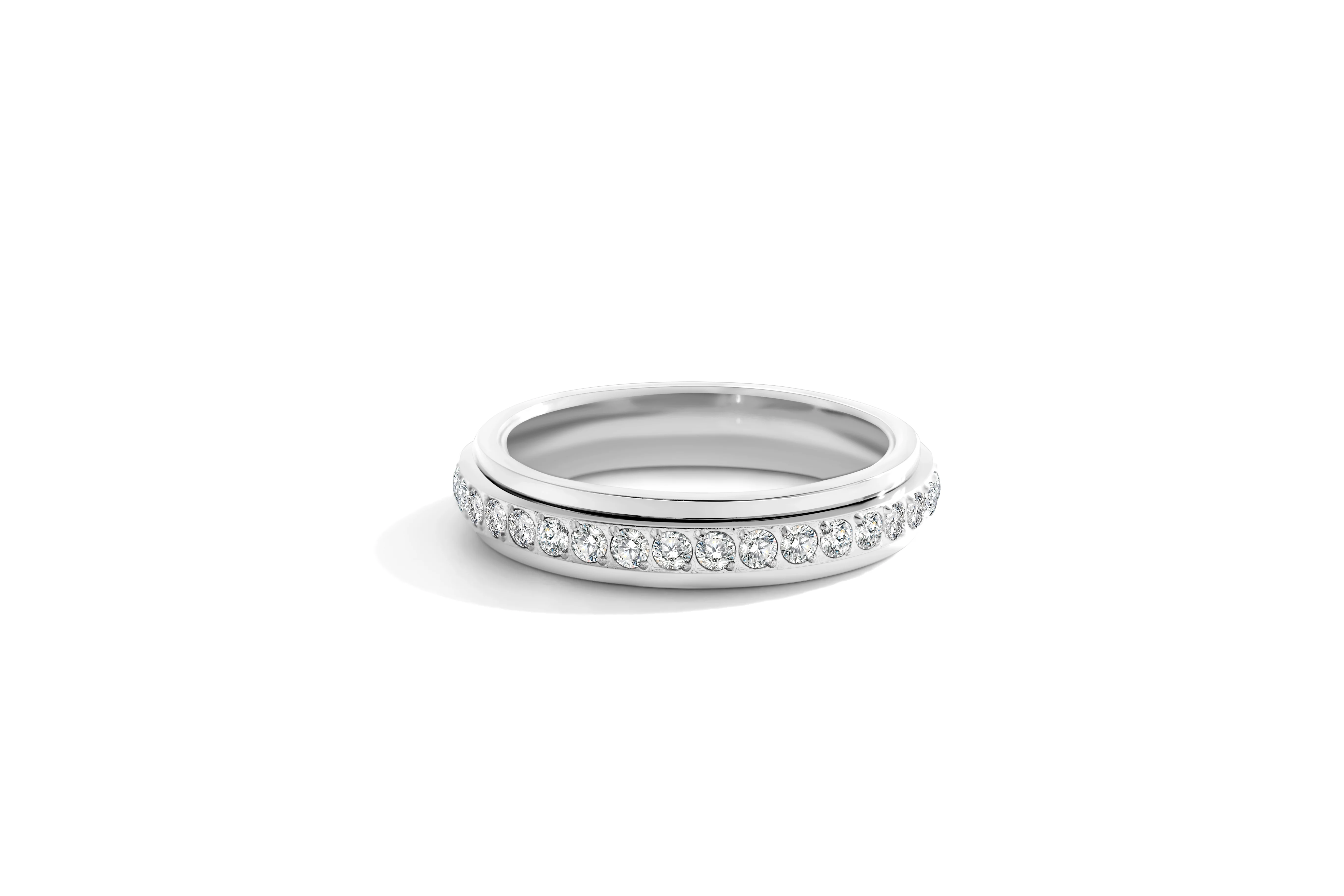 Spinning Fidget Eternity Ring - Image 5