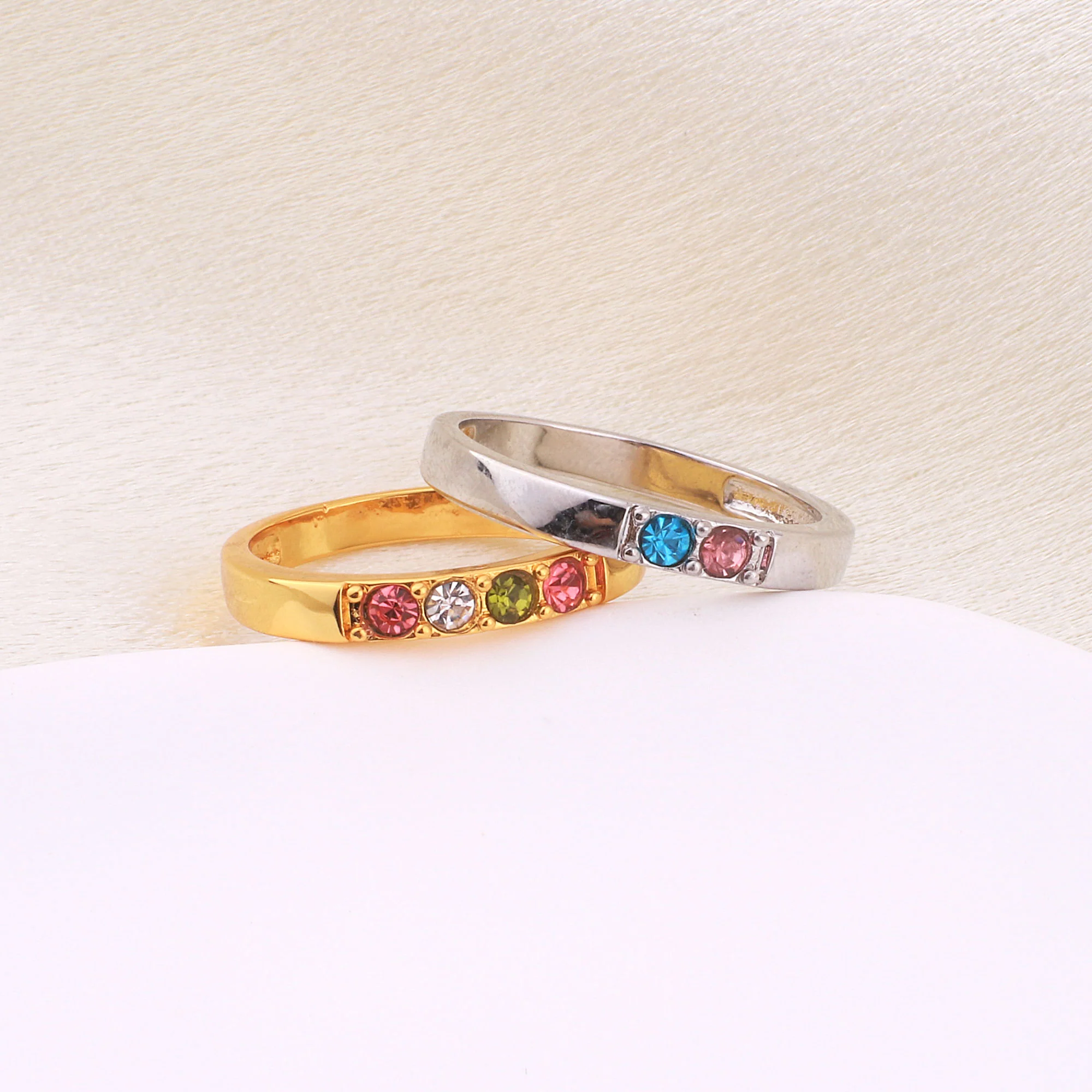 Stackable Birthstones Band Ring - Image 10