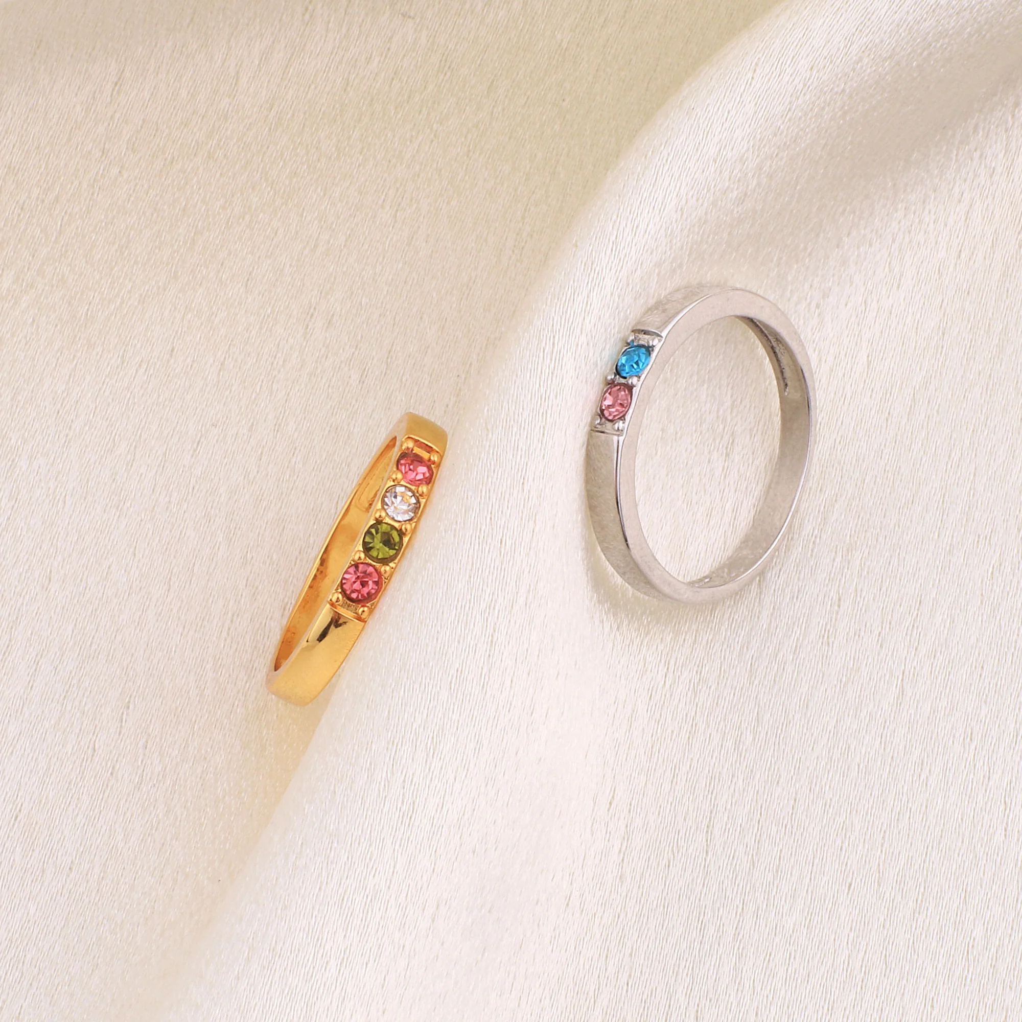 Stackable Birthstones Band Ring - Image 11