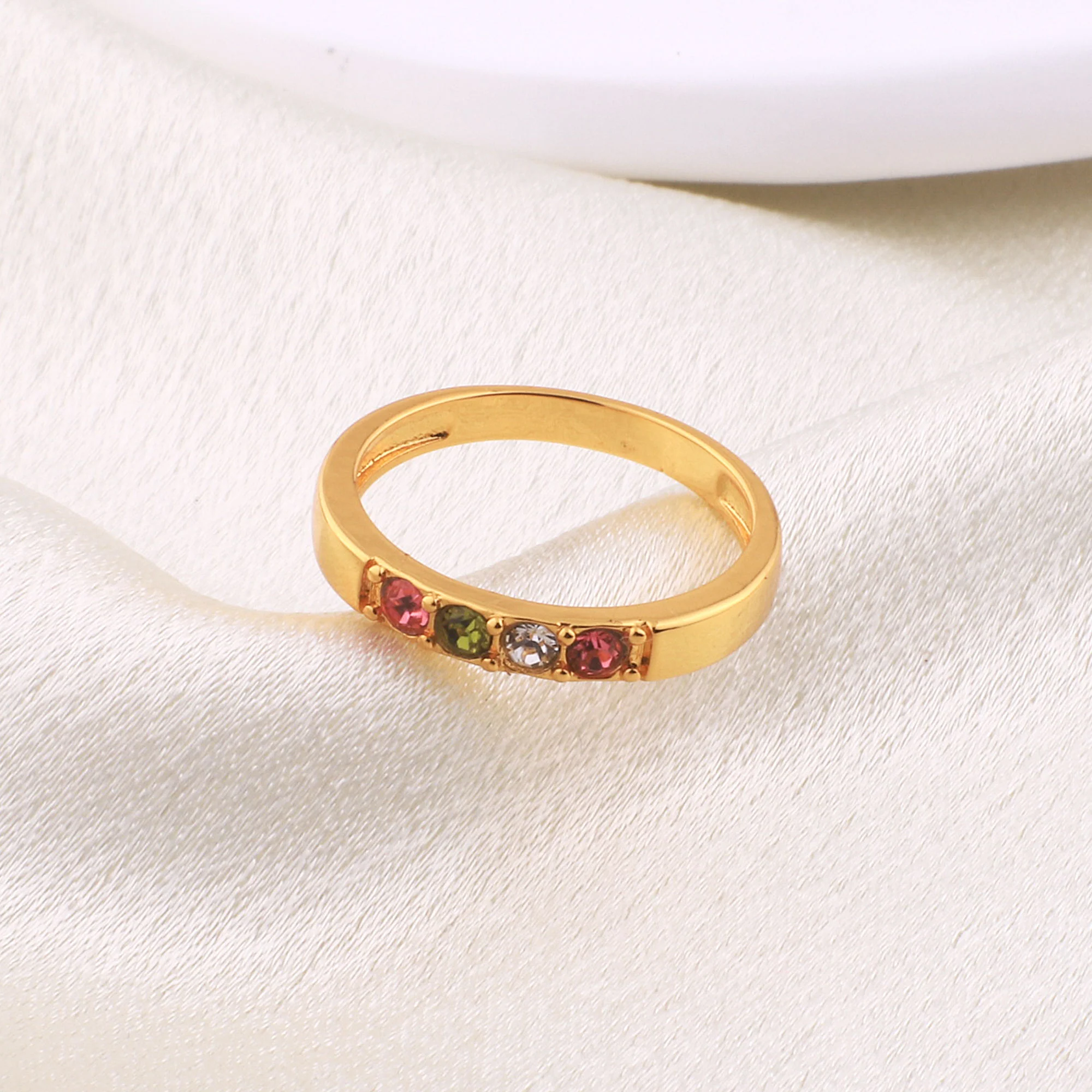 Stackable Birthstones Band Ring - Image 6