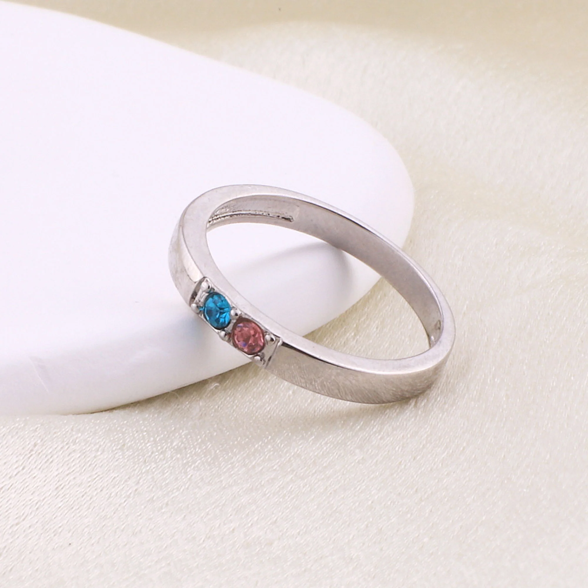 Stackable Birthstones Band Ring - Image 8