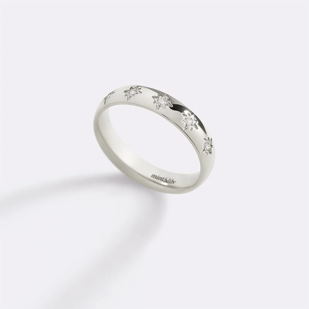 Star Set Stacking Ring - Image 19