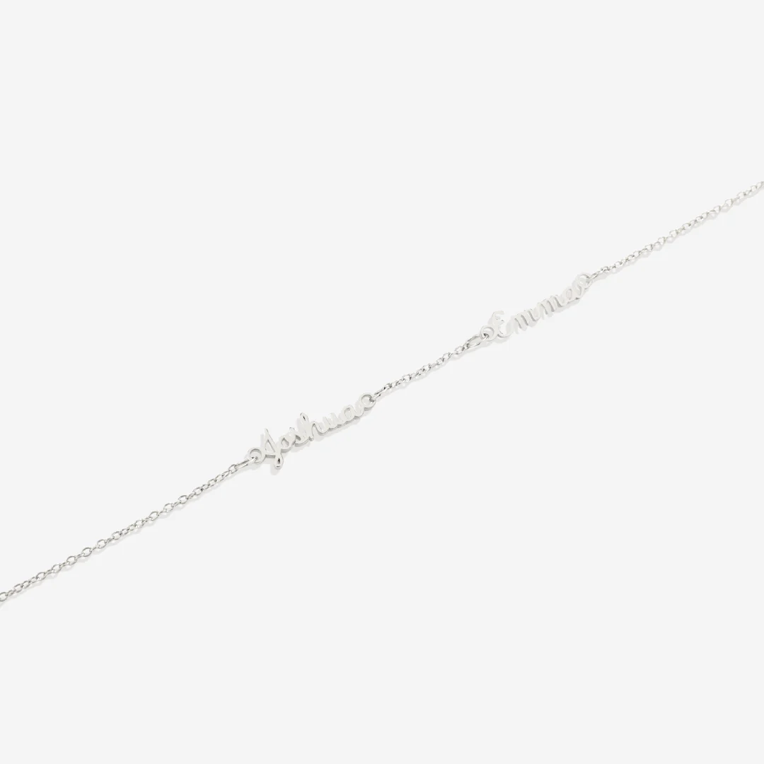 Stella Dainty Multiple Name Bracelet - Image 12