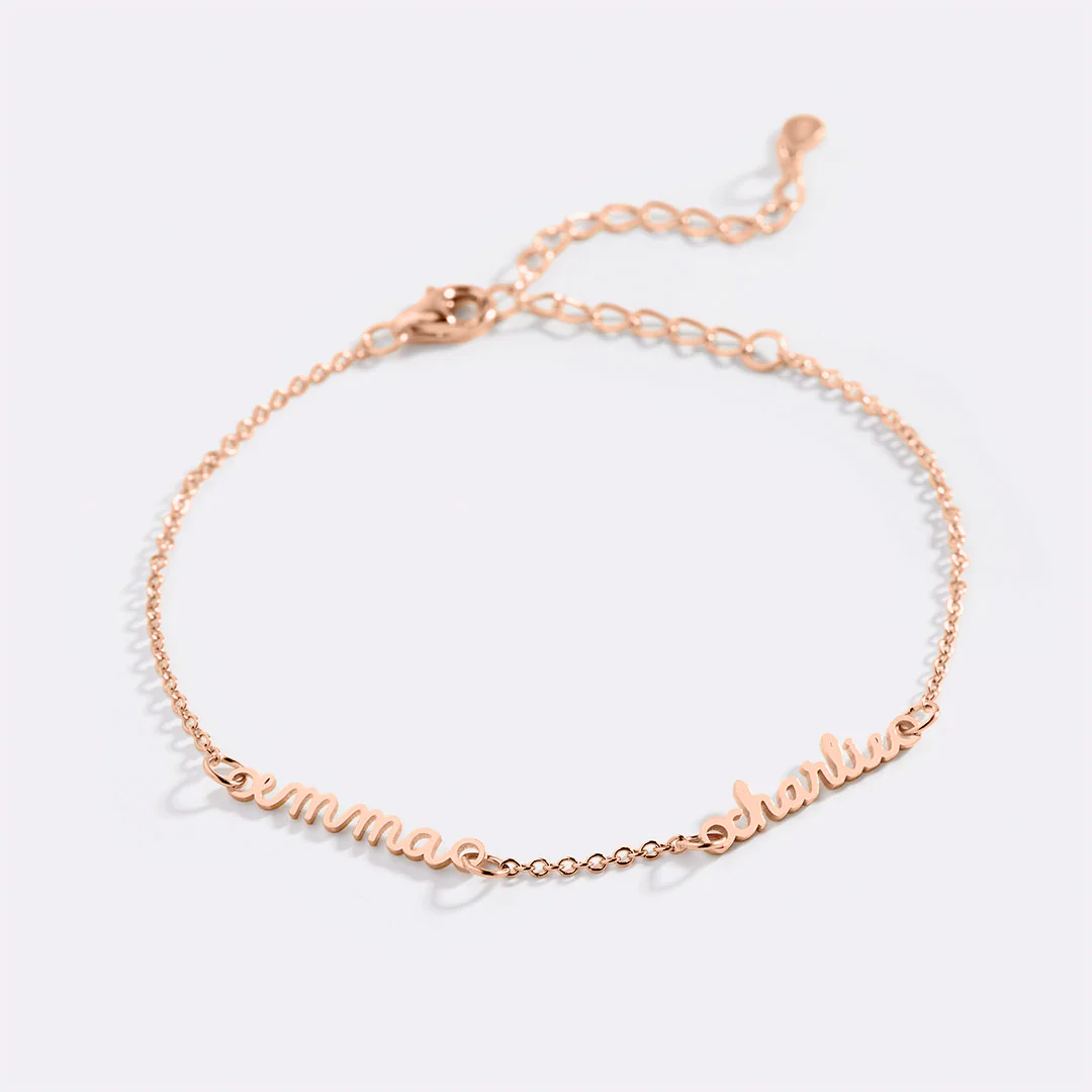 Stella Dainty Multiple Name Bracelet - Image 16