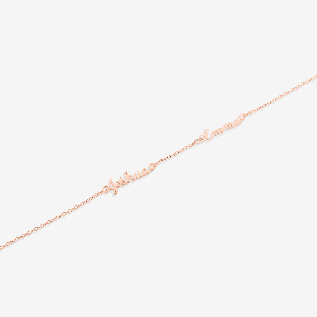 Stella Dainty Multiple Name Bracelet - Image 8
