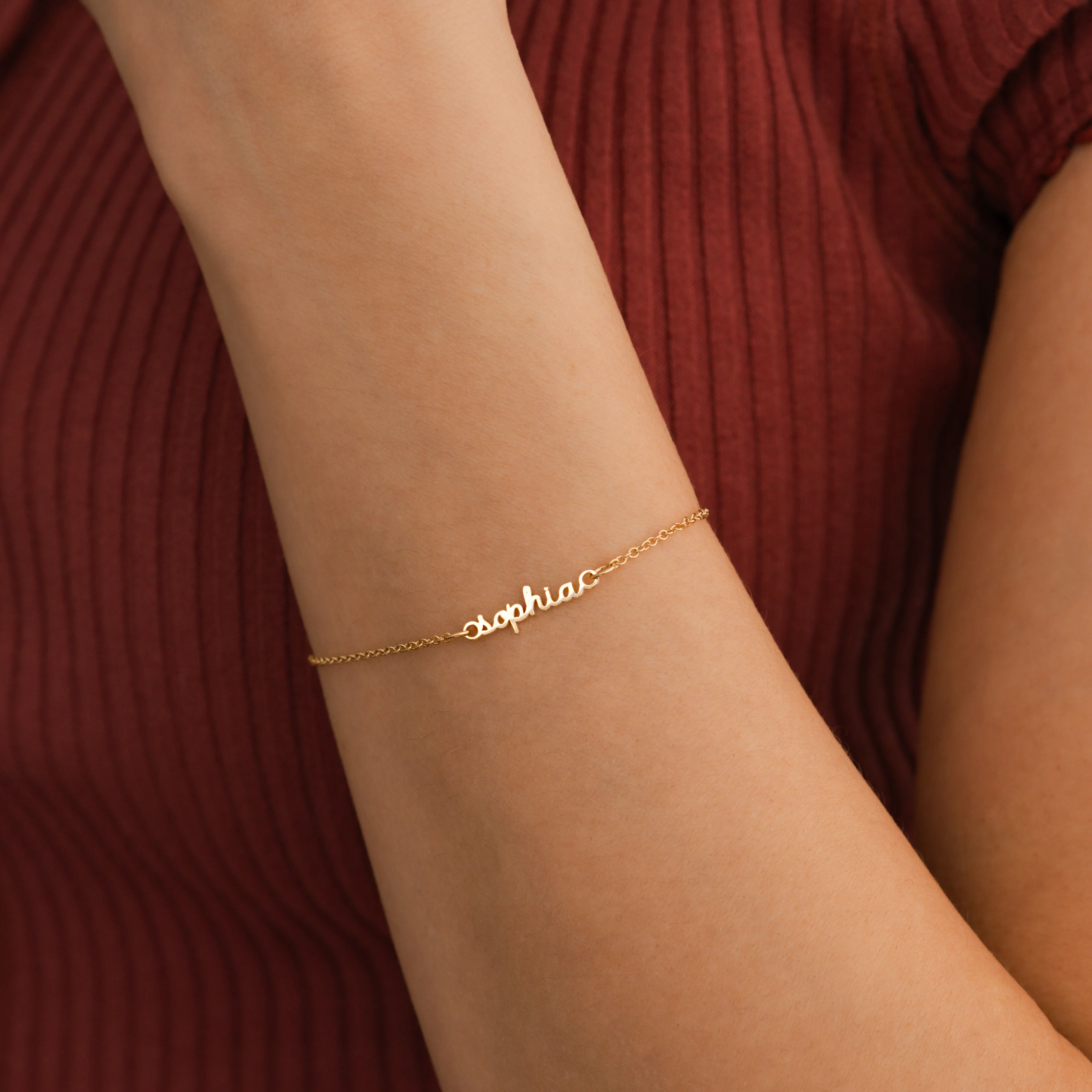 Stella Dainty Name Bracelet - Image 3