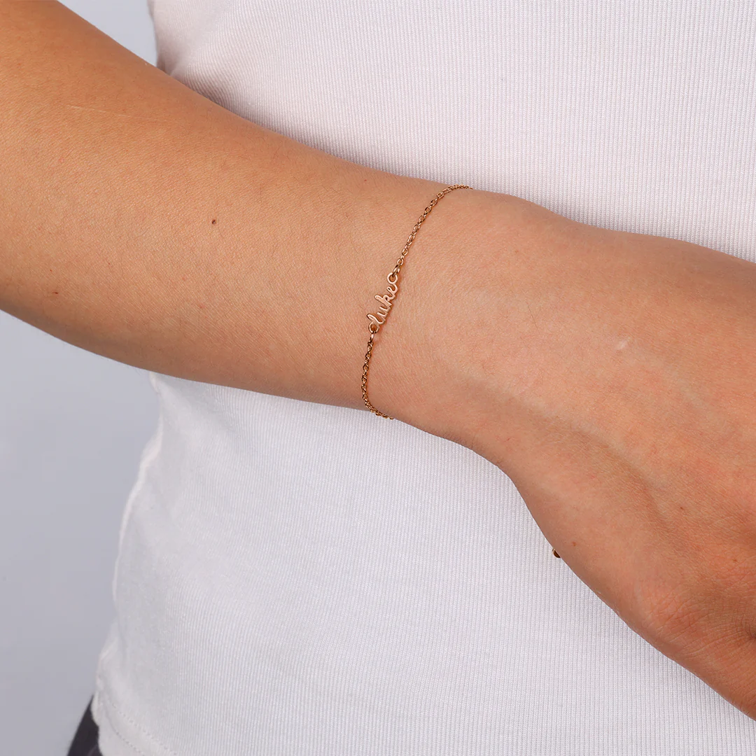 Stella Dainty Name Bracelet - Image 7