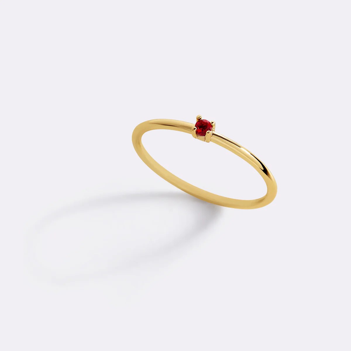 Super Dainty Birthstone Stacking Ring - Image 11