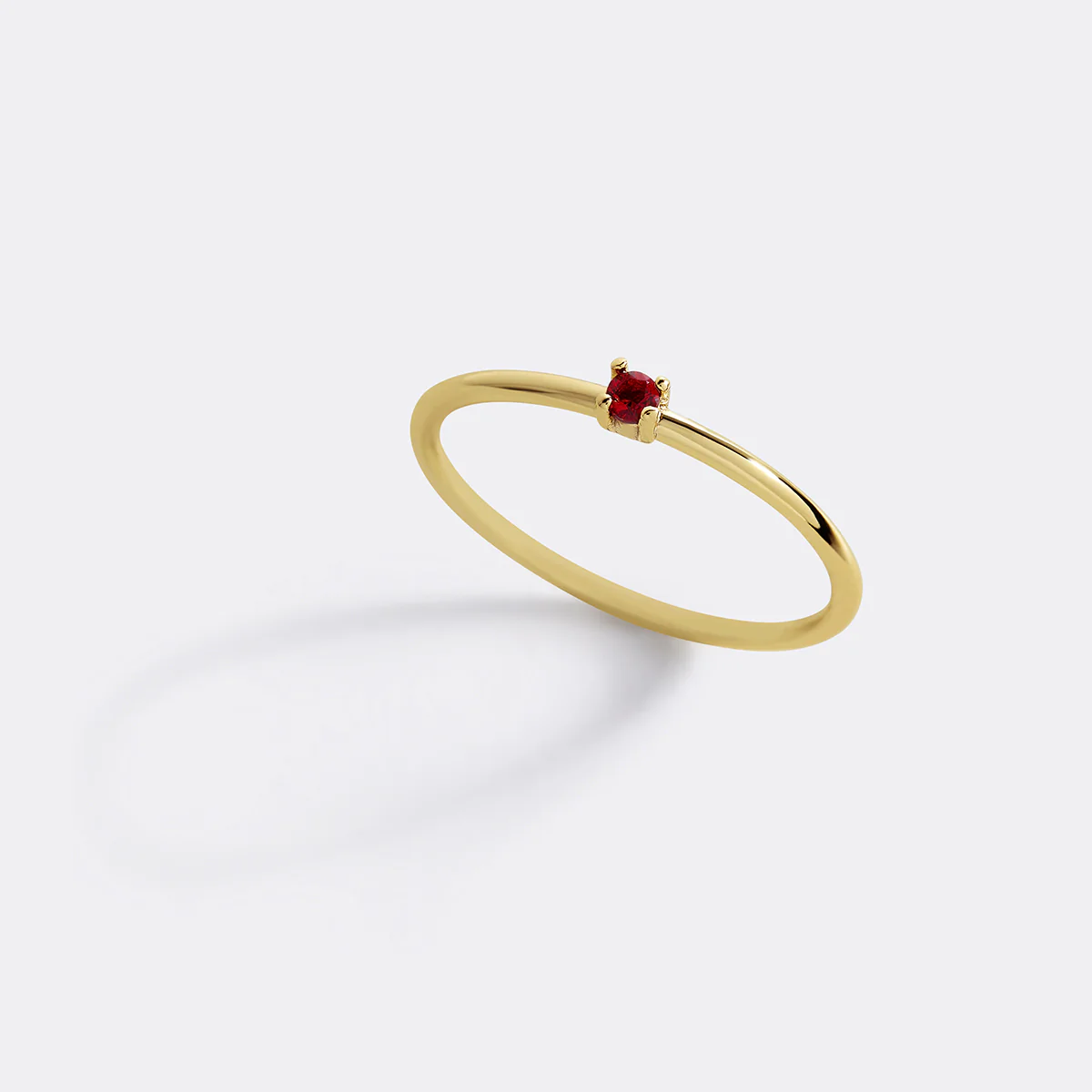 Super Dainty Birthstone Stacking Ring - Image 20