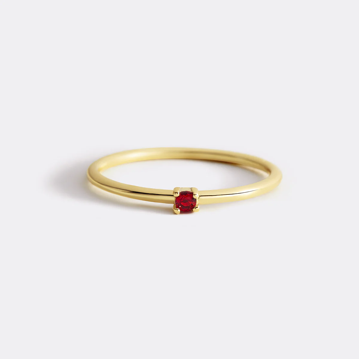 Super Dainty Birthstone Stacking Ring - Image 28