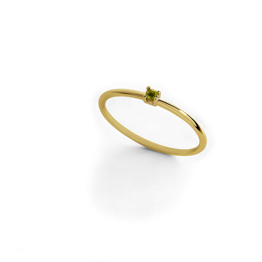 Super Dainty Birthstone Stacking Ring - Image 32