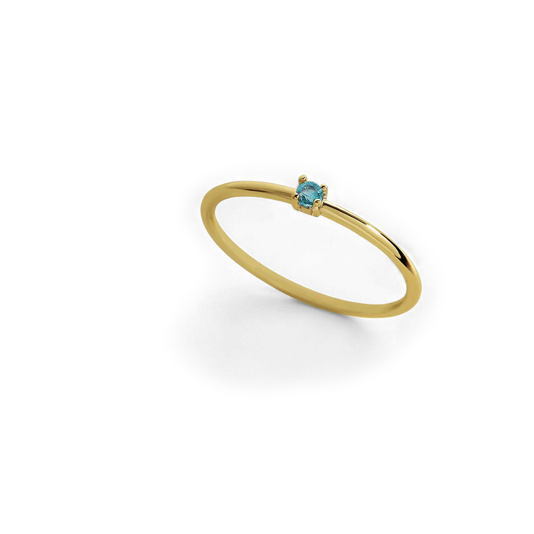 Super Dainty Birthstone Stacking Ring - Image 38
