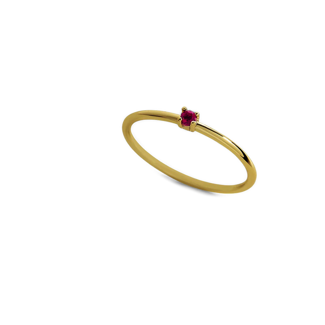Super Dainty Birthstone Stacking Ring - Image 50