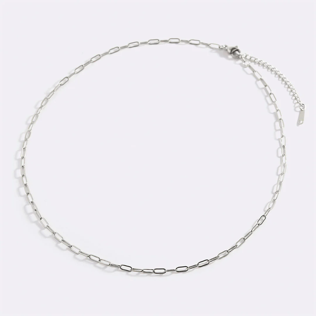 Thin Paperclip Necklace - Image 26