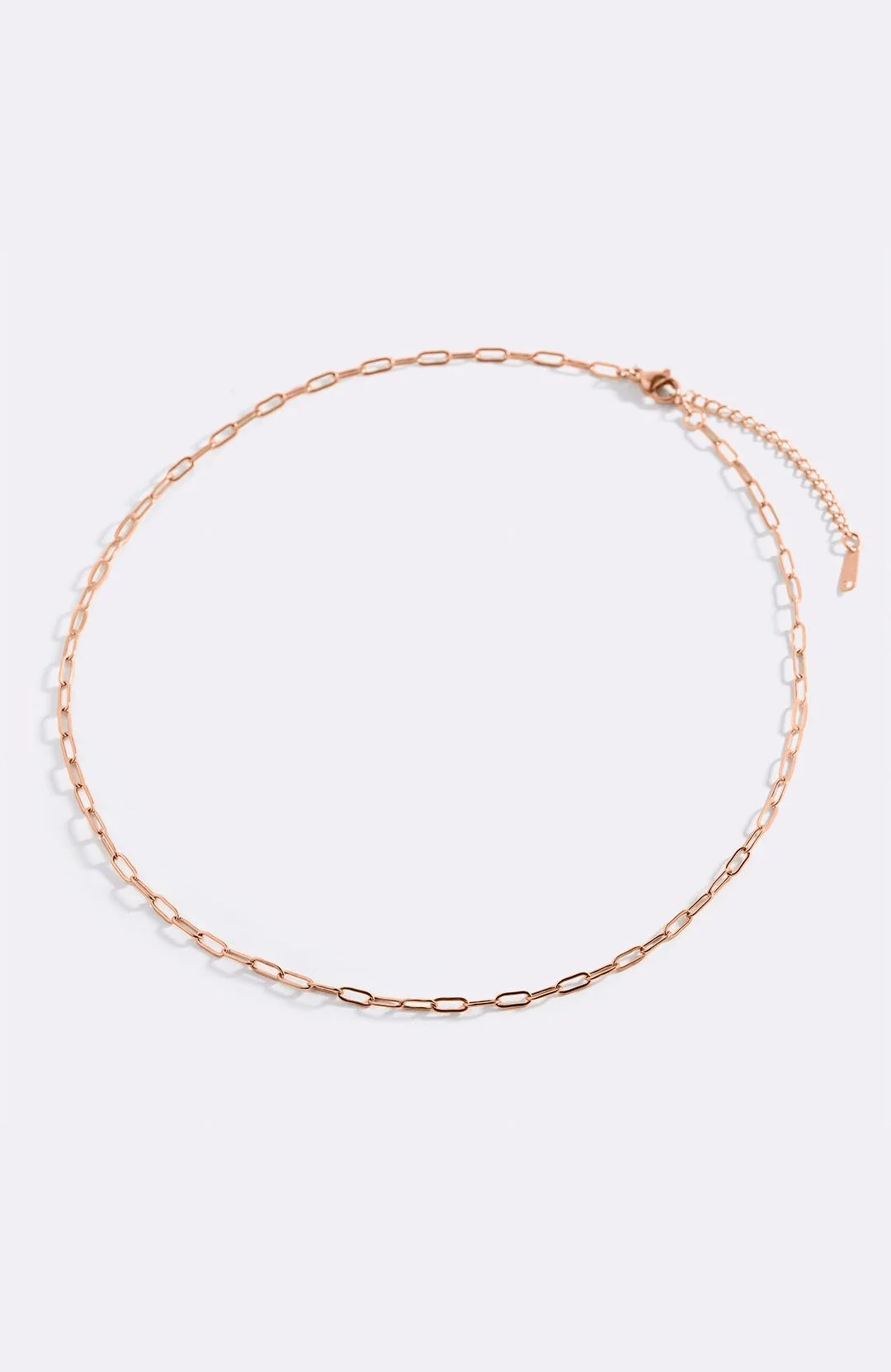 Thin Paperclip Necklace - Image 29
