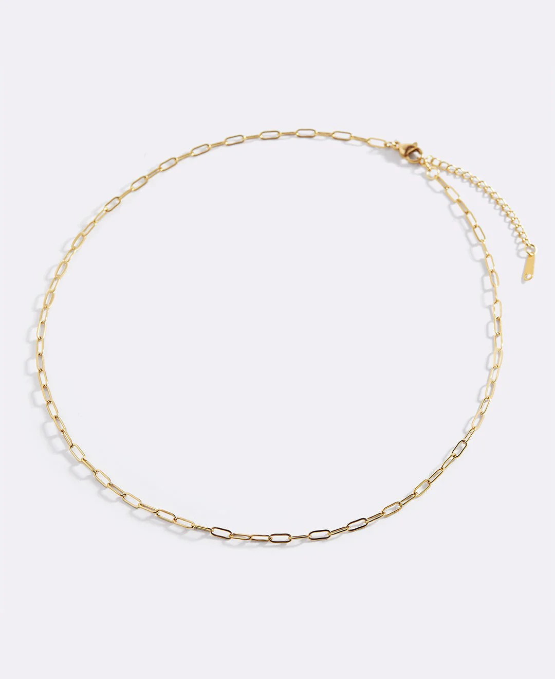 Thin Paperclip Necklace - Image 30