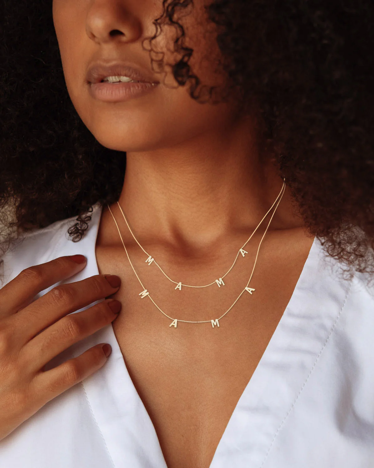 The MAMA Letter Necklace - Image 16