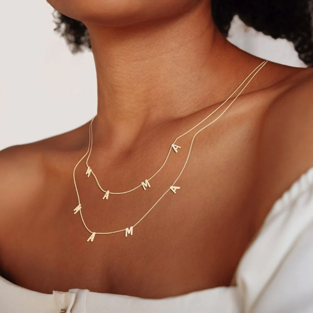 The MAMA Letter Necklace - Image 22