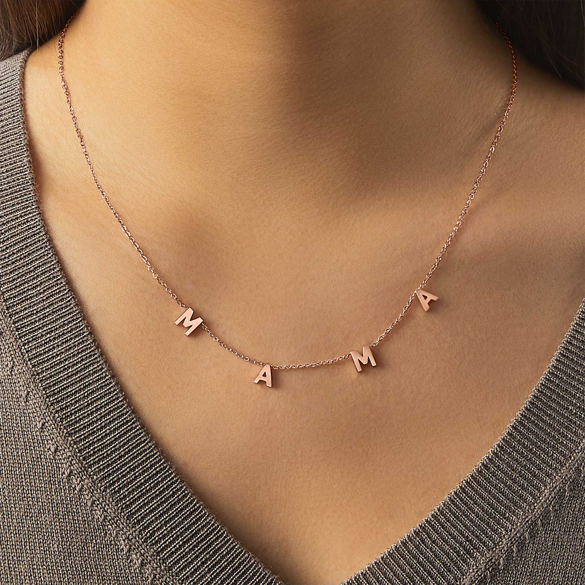 The MAMA Letter Necklace - Image 3