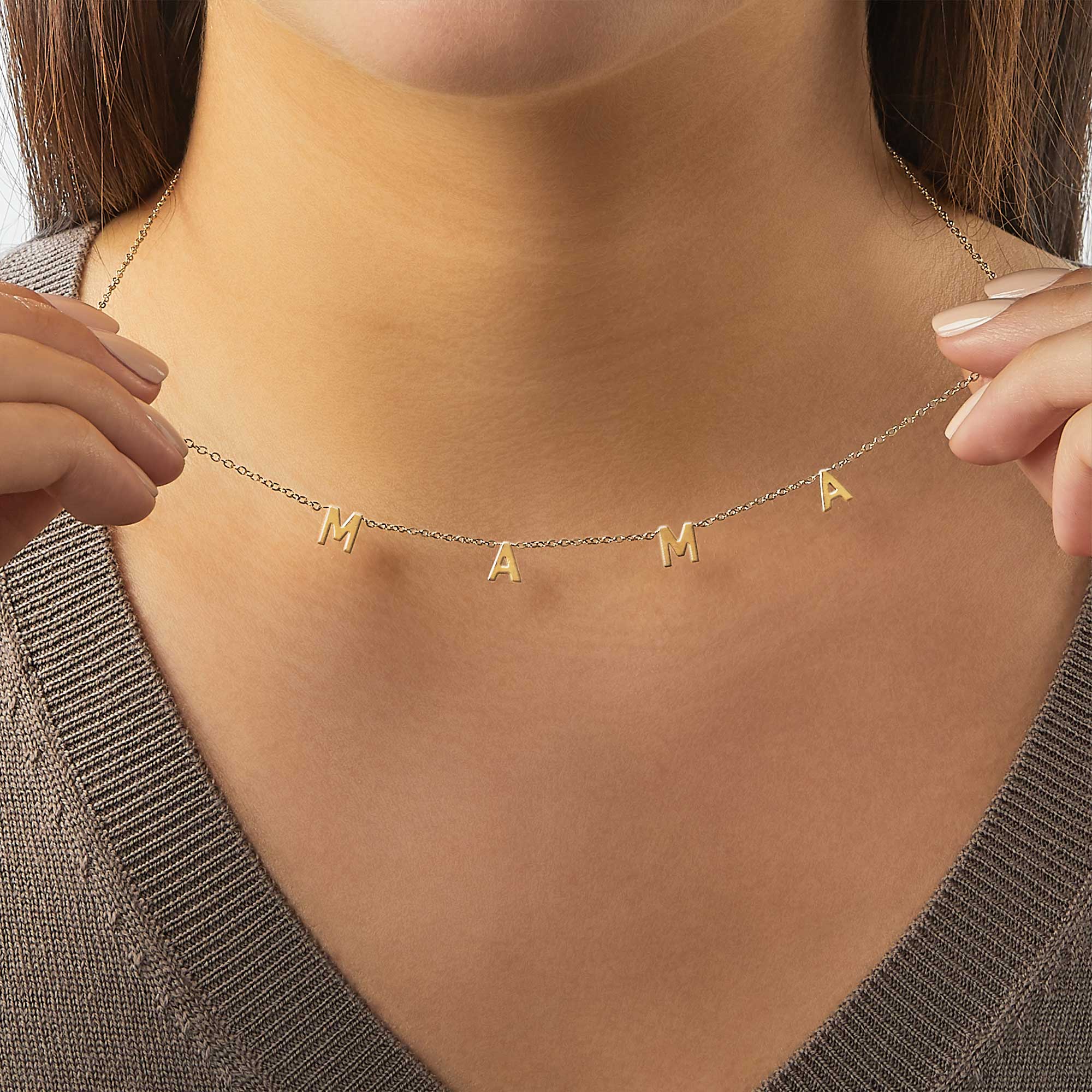 The MAMA Letter Necklace - Image 41