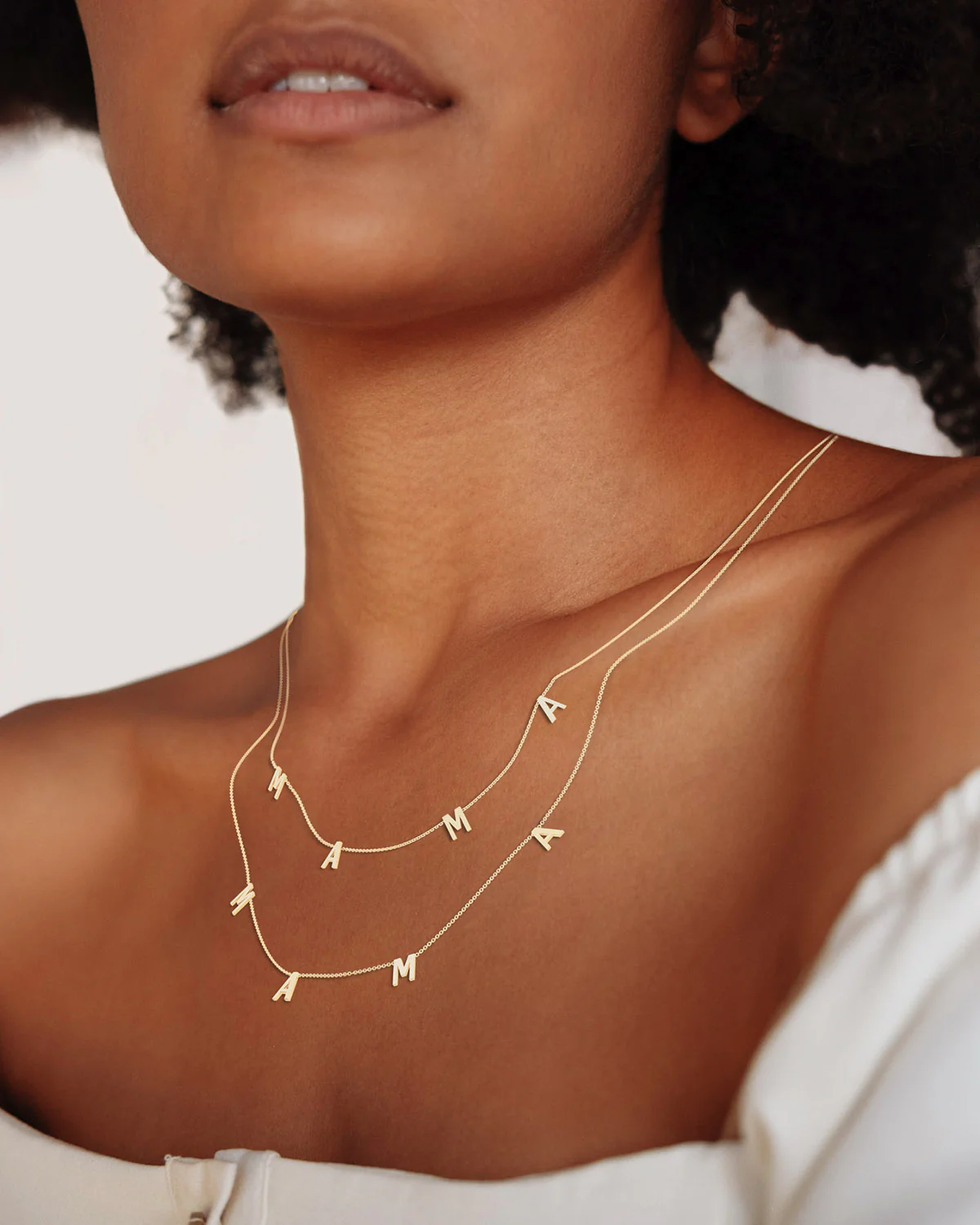 The MAMA Letter Necklace - Image 5