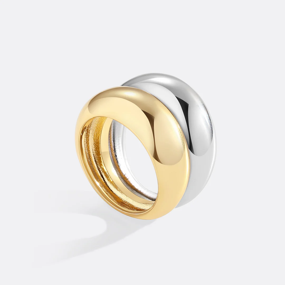 The Merge Mixed Metal Ring - Image 4