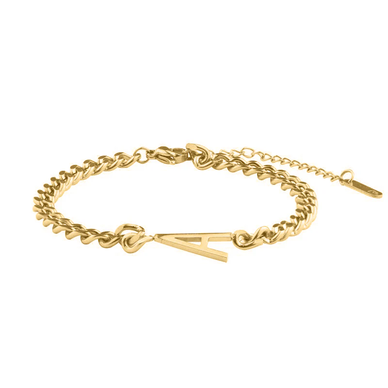 The Skinny Initial Bracelet - Image 3