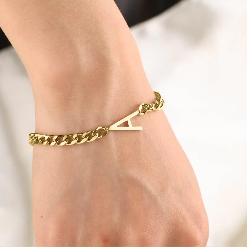The Skinny Initial Bracelet - Image 4
