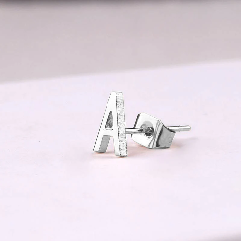 The Skinny Initial Earrings - Image 10