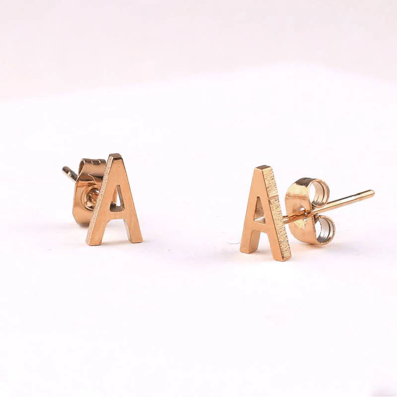 The Skinny Initial Earrings - Image 12