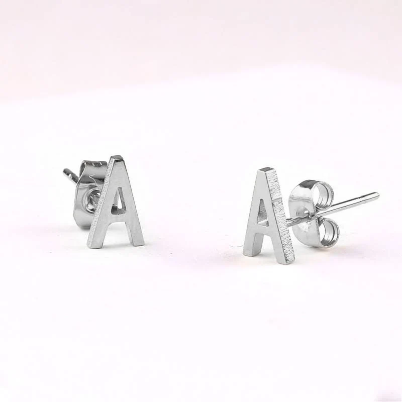 The Skinny Initial Earrings - Image 13