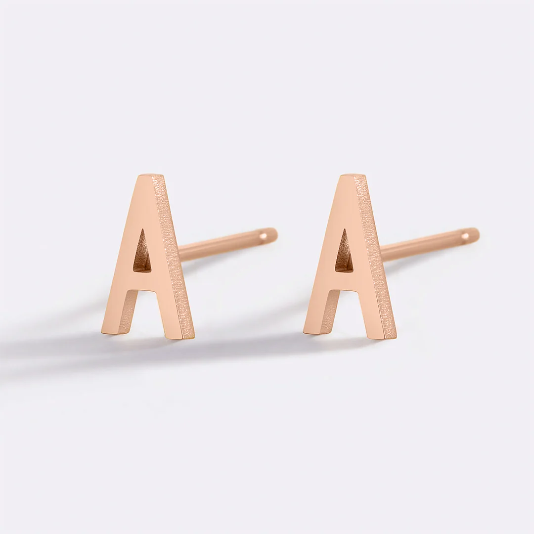 The Skinny Initial Earrings - Image 17