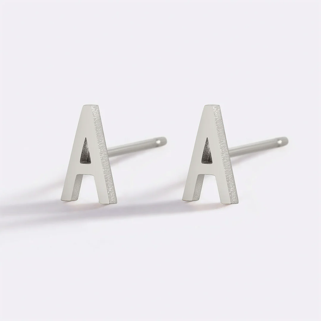 The Skinny Initial Earrings - Image 23