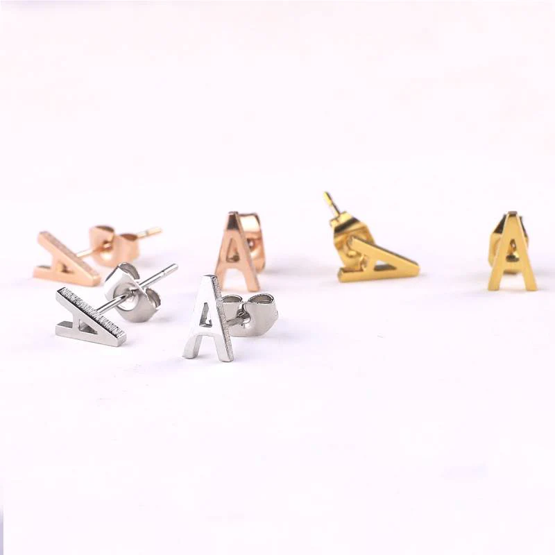 The Skinny Initial Earrings - Image 3