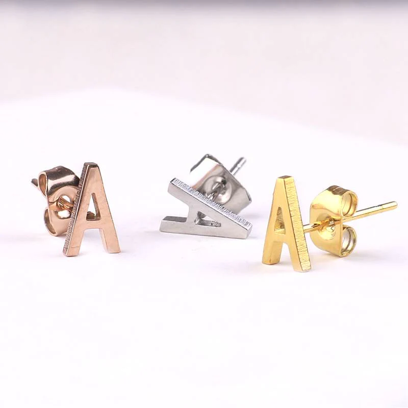 The Skinny Initial Earrings - Image 4