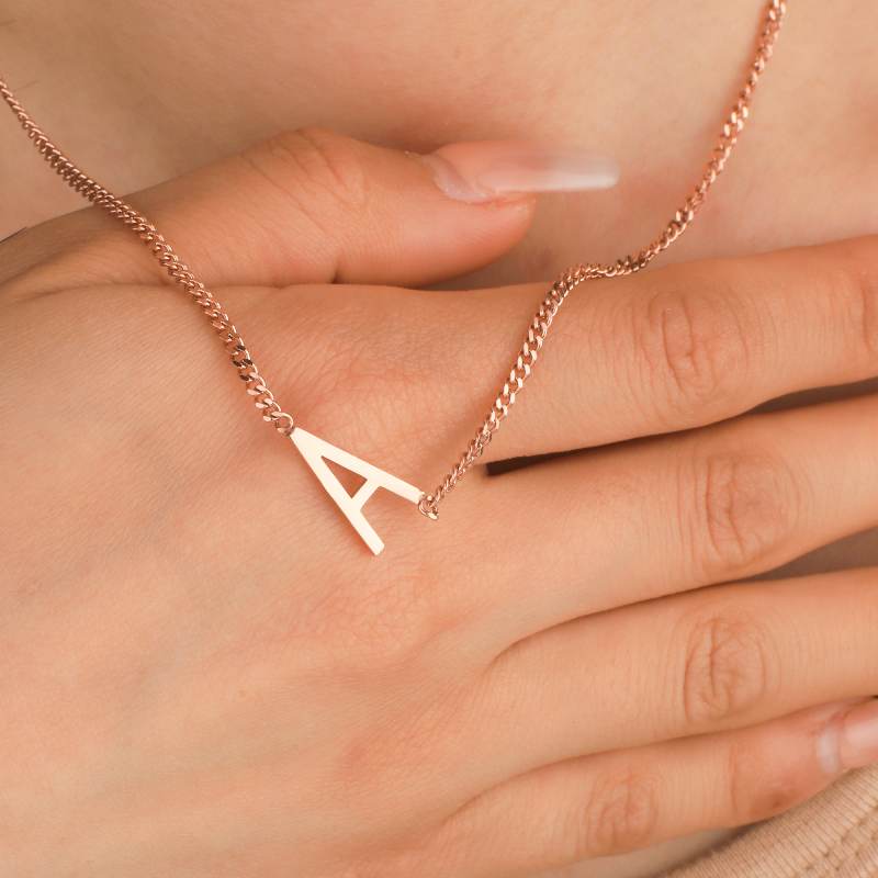 The Skinny Initial Necklace - Image 9