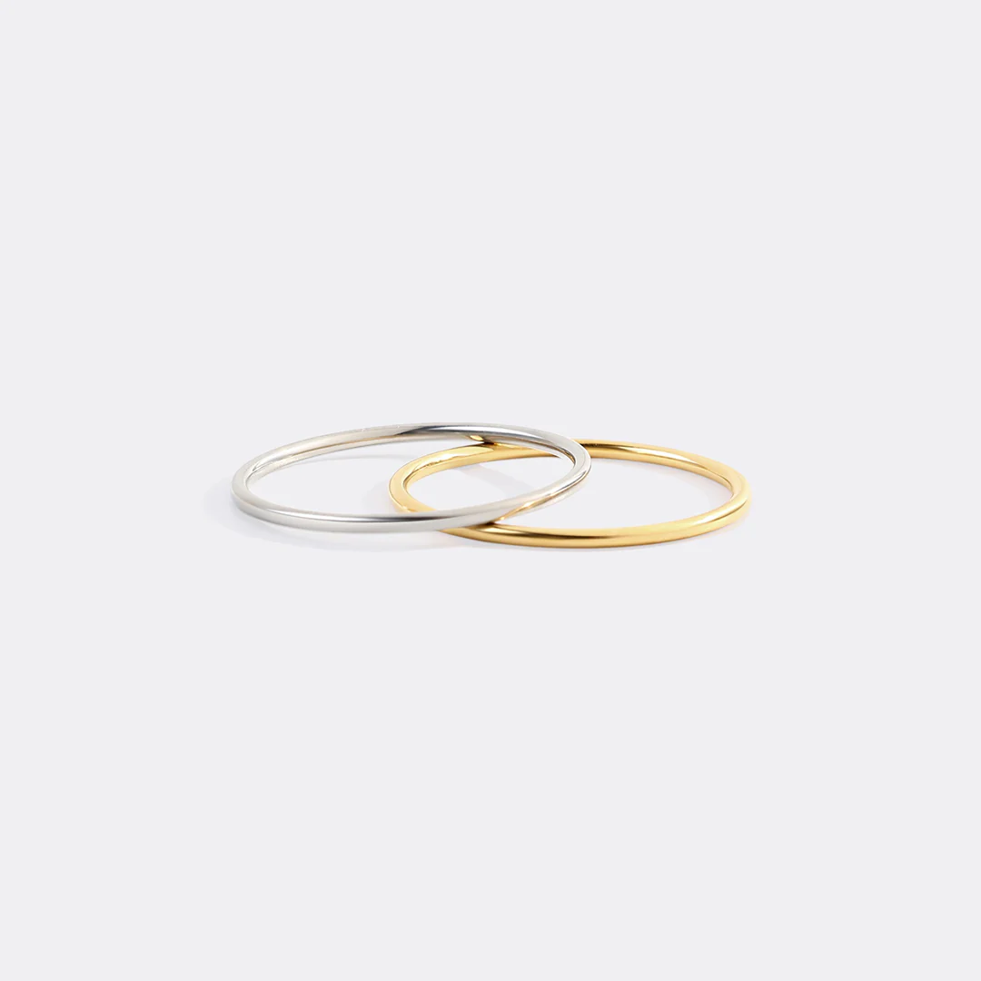 Thin Stackable Ring - Image 4