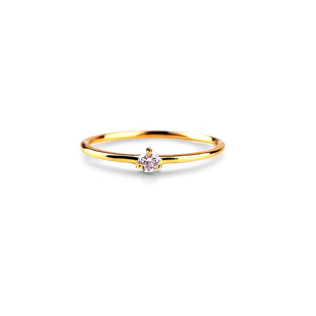 Tiny Diamond Ring