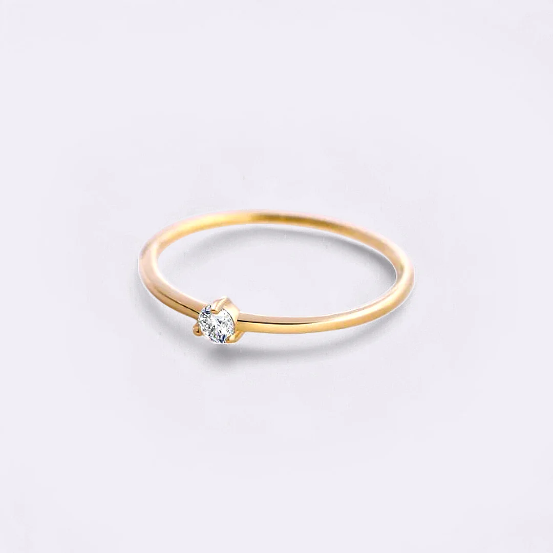 Tiny Diamond Ring - Image 13