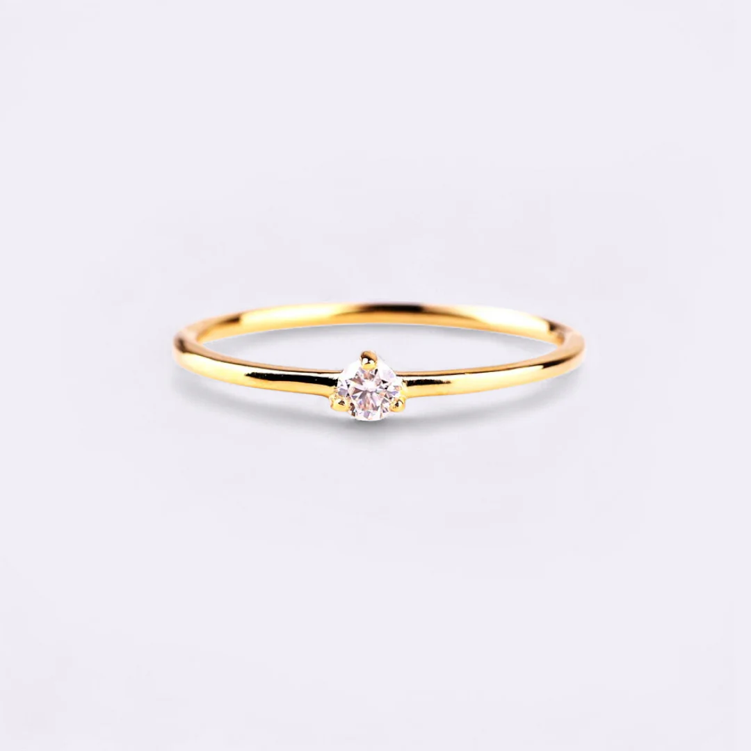 Tiny Diamond Ring - Image 15