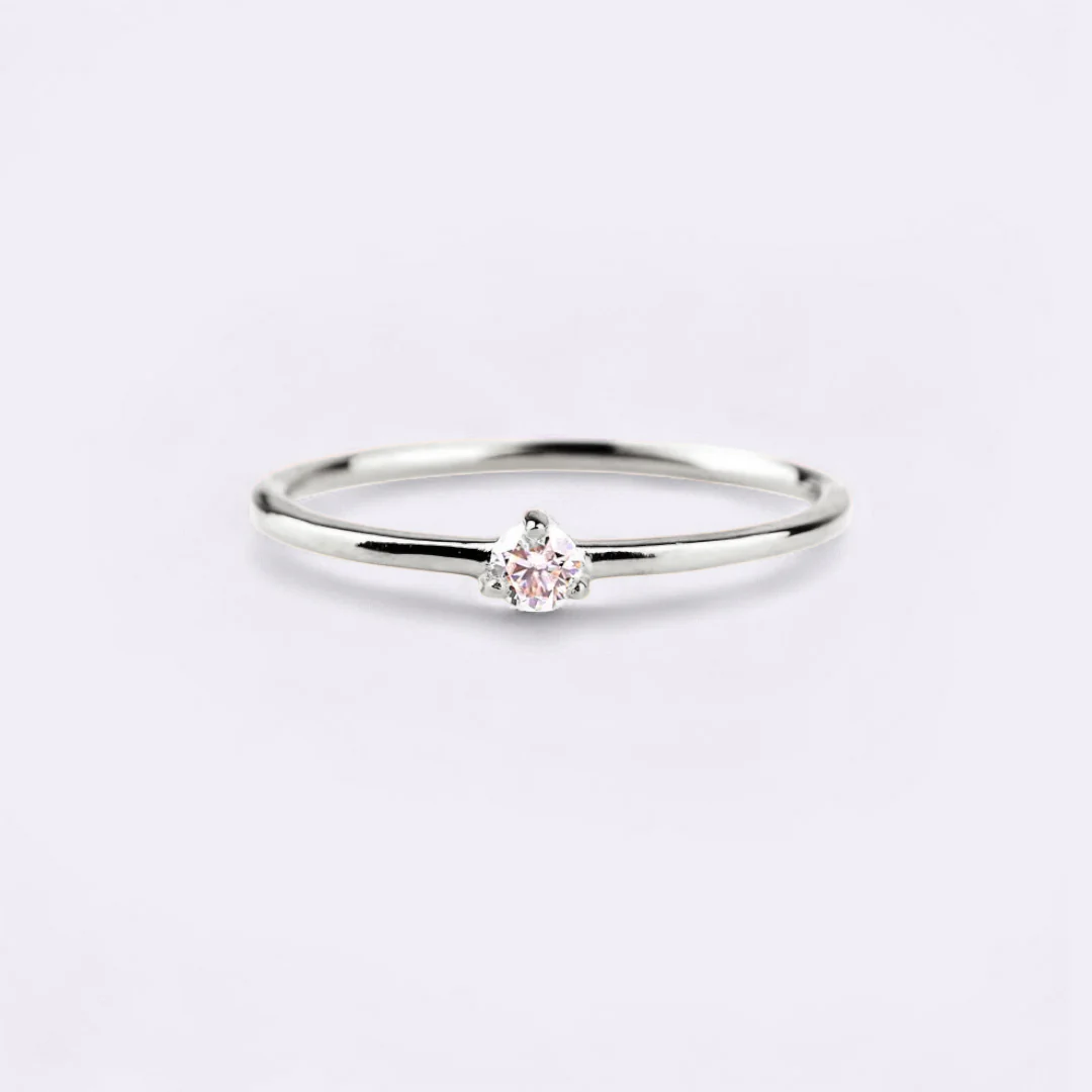 Tiny Diamond Ring - Image 16